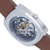 Gatling Skeletonized Leather-Band Watch