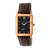 Heritor Automatic Frederick Leather-Band Watch - Rose Gold/Black