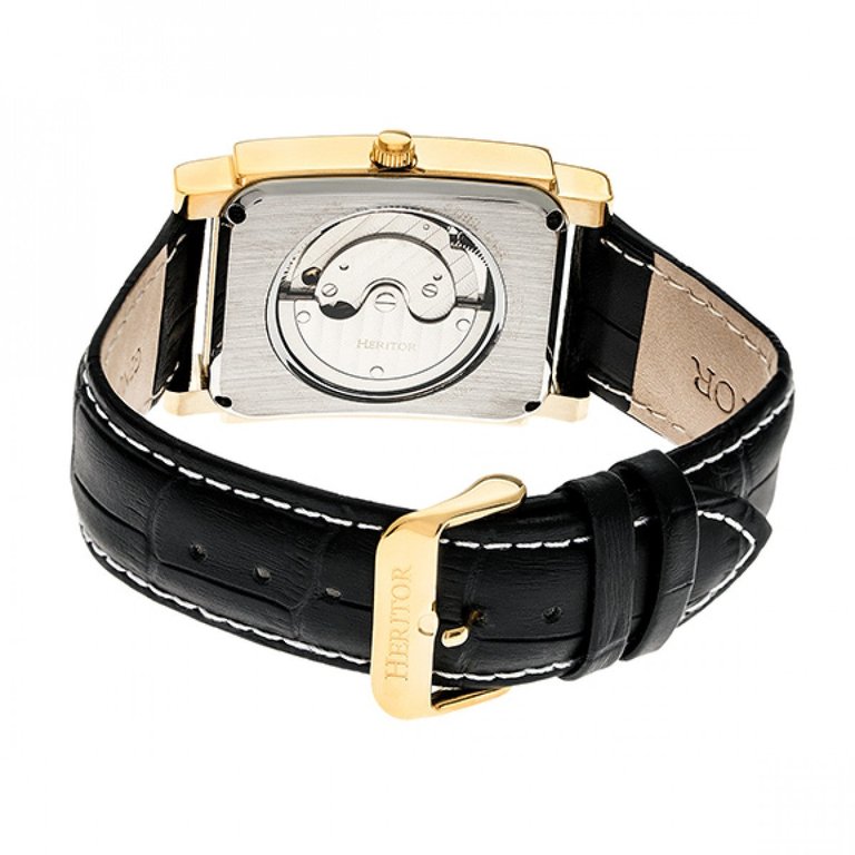 Heritor Automatic Frederick Leather-Band Watch