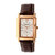 Heritor Automatic Frederick Leather-Band Watch - Rose Gold/Silver