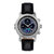 Heritor Automatic Legacy Leather-Band Watcch w/Day/Date - Silver/Black