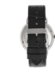 Heritor Automatic Mattias Leather-Band Watch w/Date