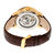 Heritor Automatic Ryder Skeleton Leather-Band Watch