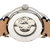 Heritor Automatic Sanford Semi-Skeleton Leather-Band Watch