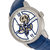 Heritor Automatic Sanford Semi-Skeleton Leather-Band Watch