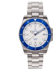 Luciano Bracelet Watch With Date - Blue/White