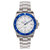 Luciano Bracelet Watch With Date - Blue/White
