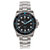 Luciano Bracelet Watch With Date - Black/Blue