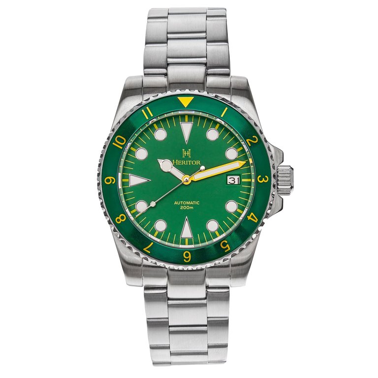 Luciano Bracelet Watch With Date - Green