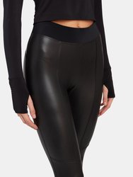 Performance Vegan Leather Leggings