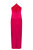 Aubrey Satin Halter Maxi Dress - Fuchsia Pink