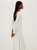 Dahlia Backless Bridal Satin Maxi Dress - Off White