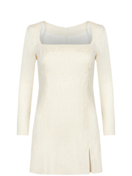 Esma Silk Organza Mini Dress - Ivory