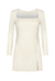 Esma Silk Organza Mini Dress - Ivory