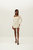 Esma Silk Organza Mini Dress - Ivory - Ivory