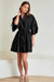 Hannah Mini Dress Black - Black