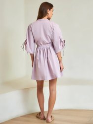 Hannah Mini Dress - Lilac