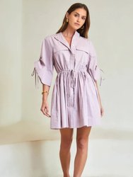 Hannah Mini Dress - Lilac - Lilac