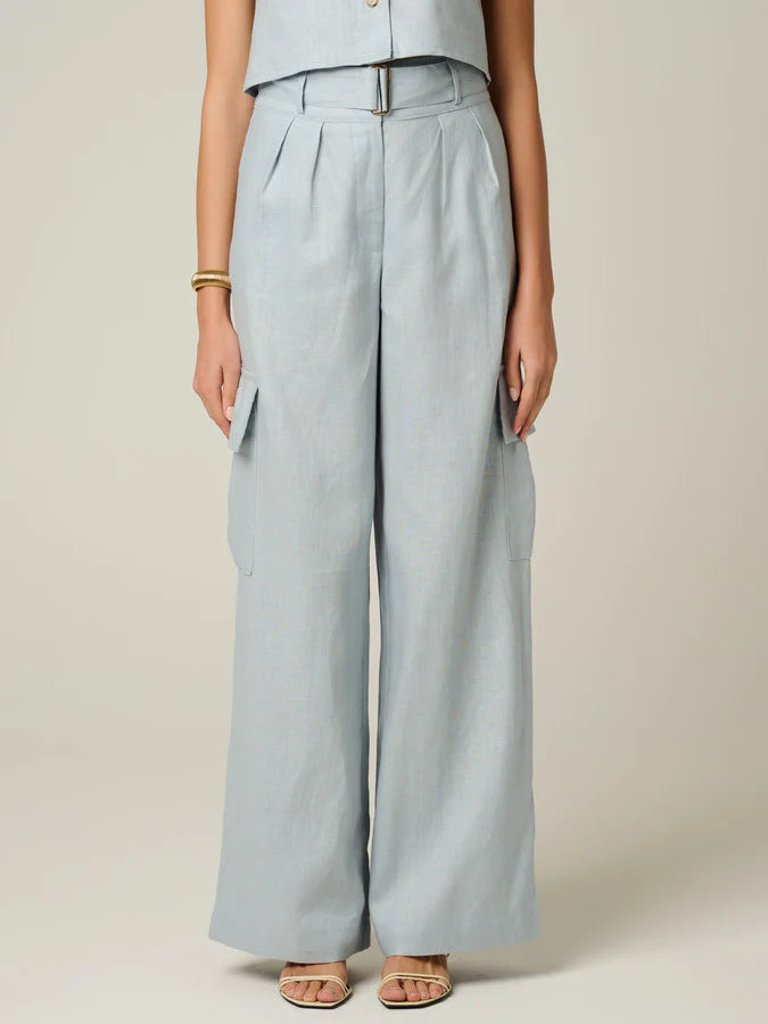 Maggie Pant Dusty Blue - Dusty Blue