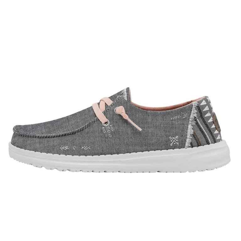 Women's Wendy Boho Shoe In Grey - Grey