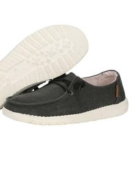Women's - Wendy Chambray Shoe In Off Black - Off Black