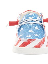Women's Wendy Comfort Shoe In Star Spangled