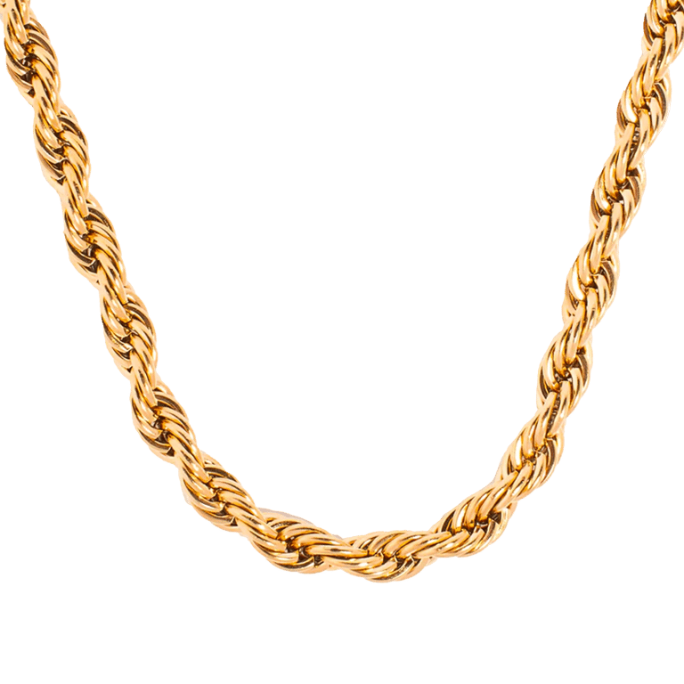Chunky Silhouette Necklace - Gold