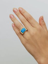 Cleo Blue Ring