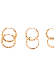 Hoop Earrings - Gold