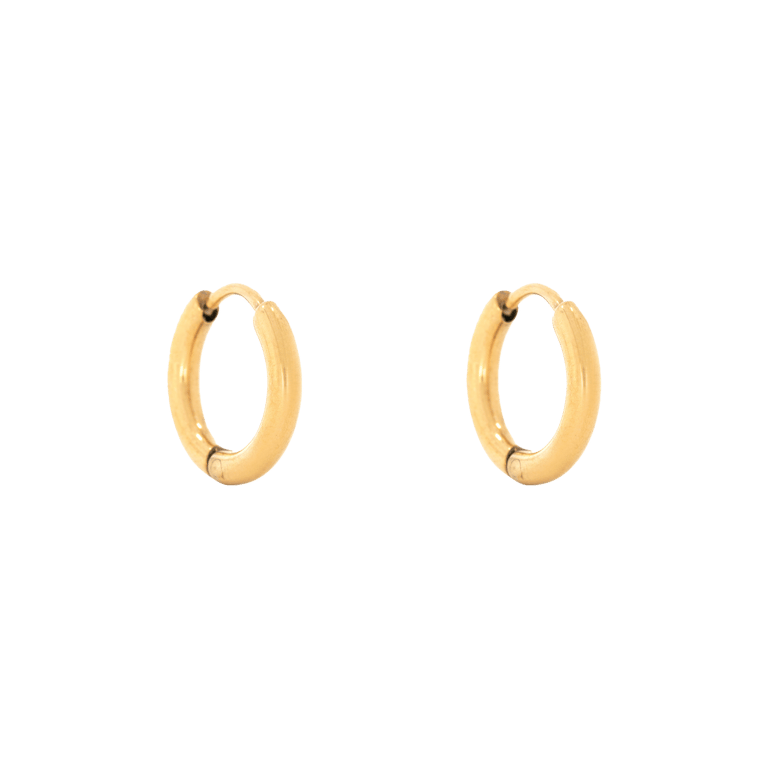 Huggie Hoop Earrings - Gold