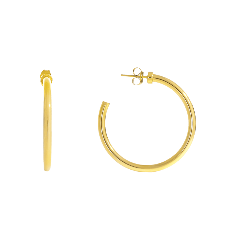 Kim Hoop Earrings - Gold