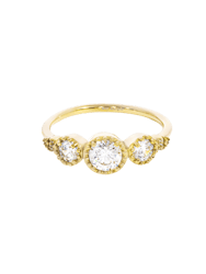 Serenity Clear Ring - Gold