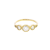 Serenity Clear Ring - Gold