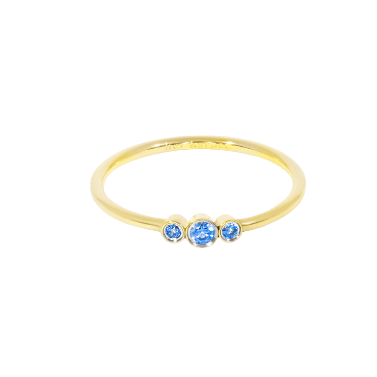 Violet Blue Ring - Gold/Blue