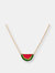 Watermelon Necklace - Watermelon/Gold