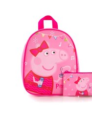 Peppa Pig Toddler Backpack with Pencil Case - Pink