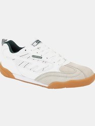 Hi-Tec Squash Unisex Sneaker / Ladies Sneakers / Unisex Sports (White) (6.5 US) - White