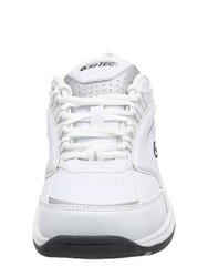 Mens Blast Lite Lace Up Trainers Sneaker - White/Navy - White/Navy