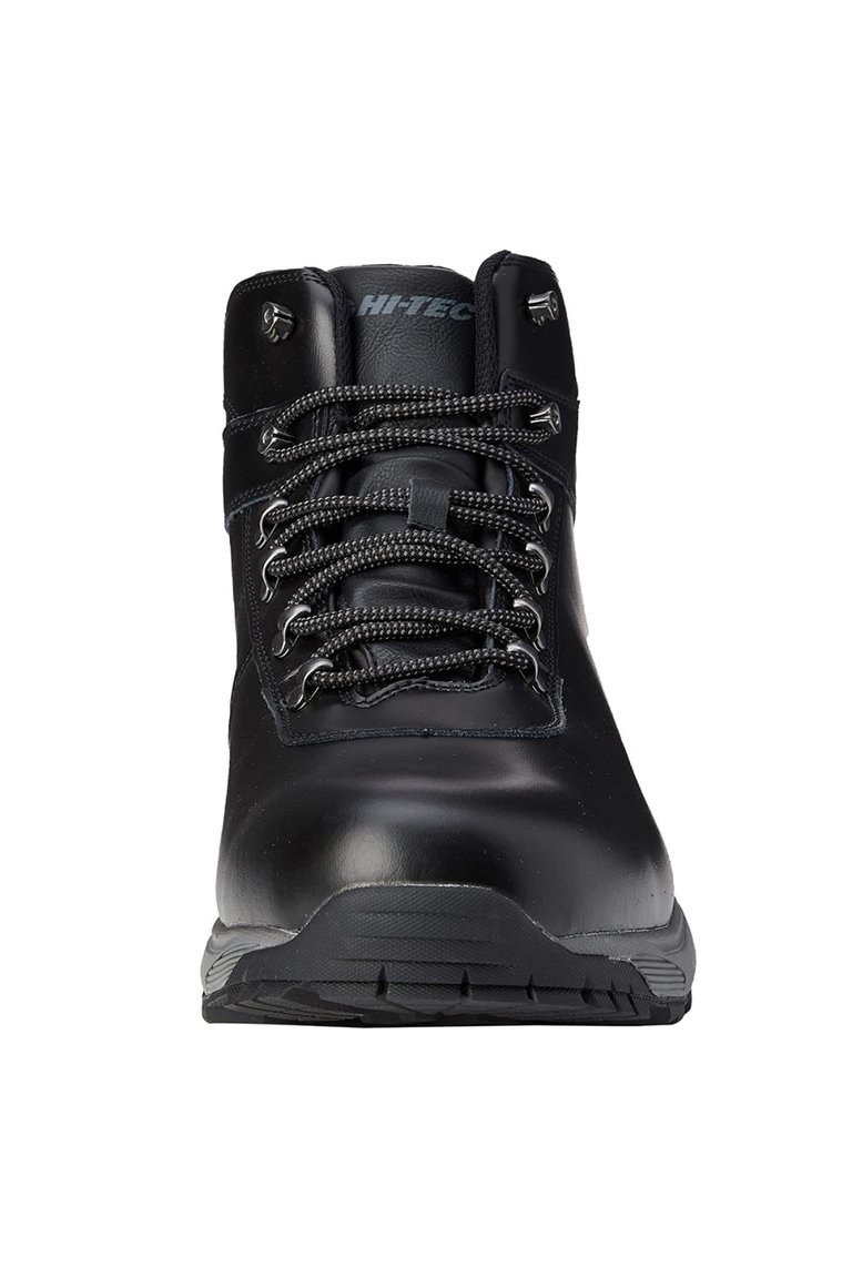 Mens Eurotrek Lite Leather Walking Boots - Black