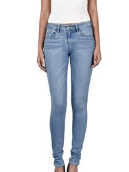 Amelia Distressed Skinny Jeans - Light Blue