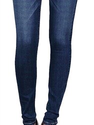 Amelia Distressed Skinny Jeans - Blue