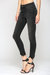 Frayed Hem Mid Rise Skinny Jean