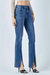 Happi Flare With Front Slit Jeans In Medium Dark