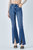 Happi Flare With Front Slit Jeans In Medium Dark - Medium Dark