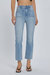 Happi Front Pocket Crop Flare Jean - Light Wash