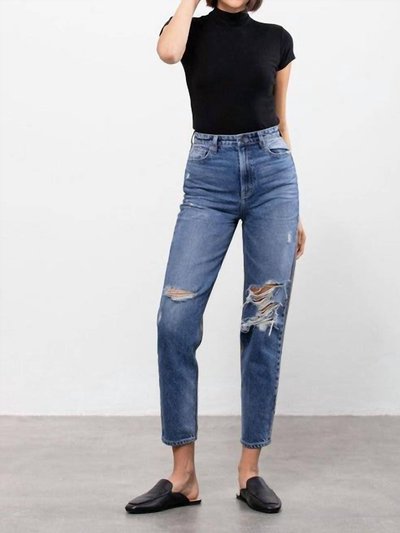 Hidden Jeans Hidden Jeans Two Tone Distressed Tapered Jeans In Medium Wash product