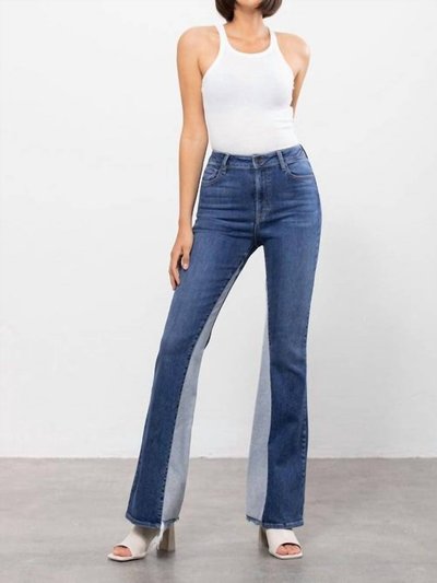 Lola Jeans Women's Plus Size High Rise Skinny, Medium Light Blue