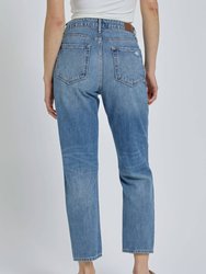 Jayce High Rise Straight Crop Jean