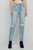 Karson High Rise Straight Crop Jean - Light Wash