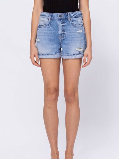 Hidden Jeans Riley High Waist Rolled Cuff Boyfriend Shorts product